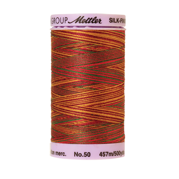 Mettler Cotton Thread Multi 50/3 457m Poppy Garden 9851