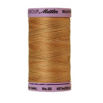 Mettler Cotton Thread Multi 50/3 457m Bleached Straw 9855