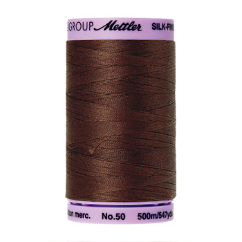 Mettler Cotton Thread 50/2 500m Friar Brown 0173