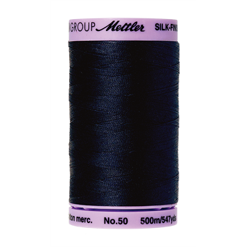 Mettler Cotton Thread 50/2 500m Dark Blue  0827