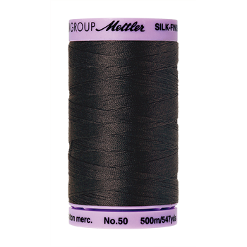 Mettler Cotton Thread 50/2 500m Charcoal 1282