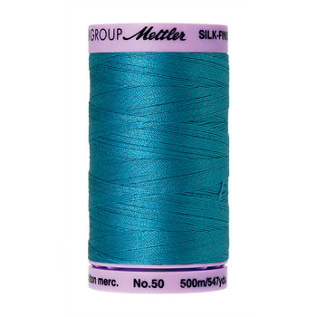 Mettler Cotton Thread 50/2 500m Caribbean Blue 1394