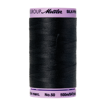 Mettler Cotton Thread 50/2 500m Black 4000