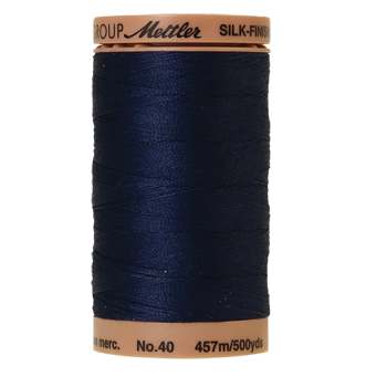Mettler Cotton Thread 40 /2 457m Navy 0825