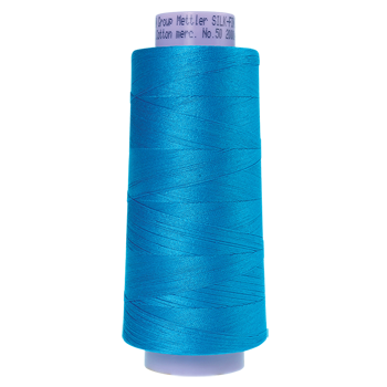 Mettler Cotton Thread 50/2 1829m Caribbean Blue 1394