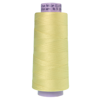 Mettler Cotton Thread 50/2 1829m Lemon Frost 1412