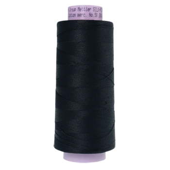 Mettler Cotton Thread 50/2 1829m Black 4000