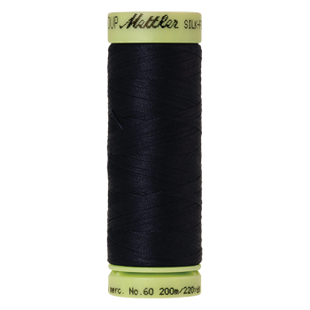 Mettler Cotton Thread 60 /2 200m Darkest Blue 0821