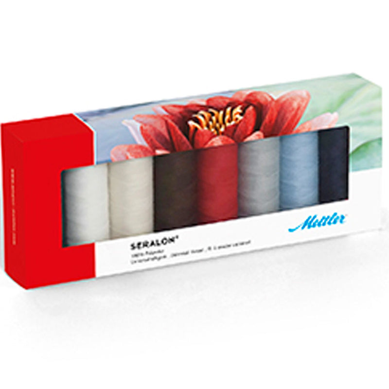 Mettler Thread Gift Pack Seralon 100% Polyester 8 spools
