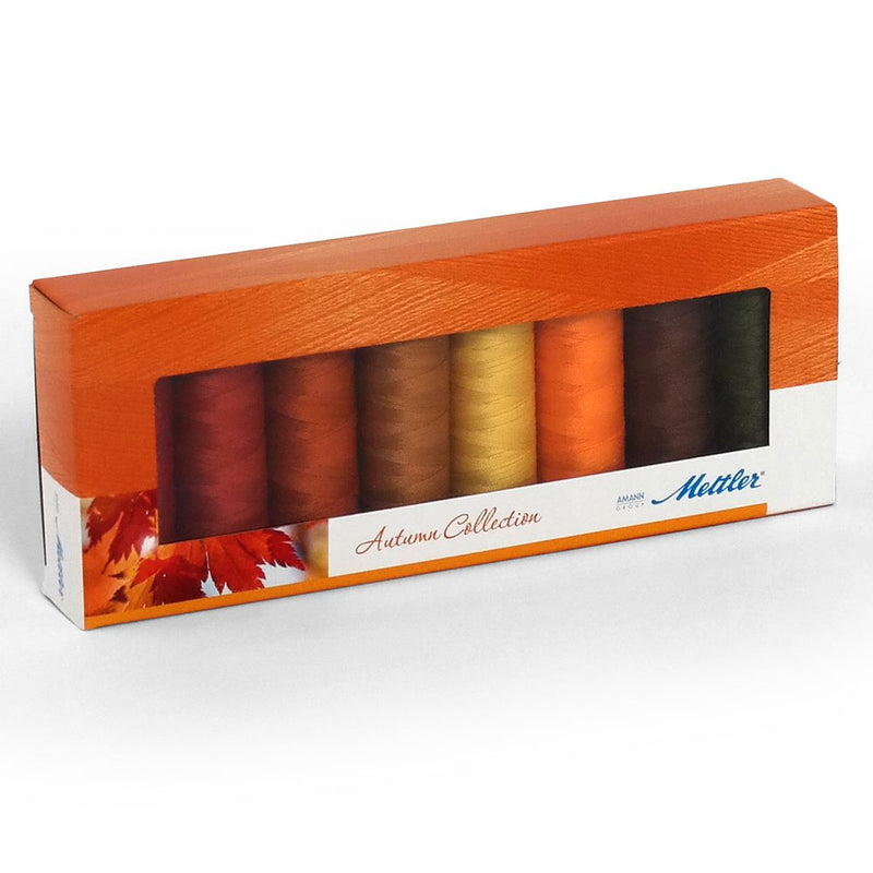 Mettler Gift Pack Silk Finish Autumn 100% Cotton 8 spools