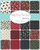 Moda Holly Berry Tree Farm