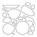 Crafters Edge Alien Space Set of 17 Fabric Cutting Dies