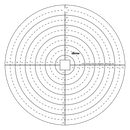 Dime Centre It Quilting Placement Templates