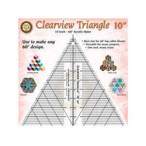 Clearview 10" Triangle Ruler