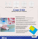 Dime Centre It Quilting Placement Templates
