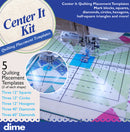 Dime Centre It Quilting Placement Templates