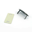 Emmaline Metal Bag Oval Label 'Handmade'