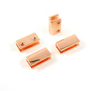 Emmaline Rectangular Strap End Caps ¾" Pack of 4