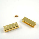 Emmaline Rectangular Strap End Caps 1" Pack of 4