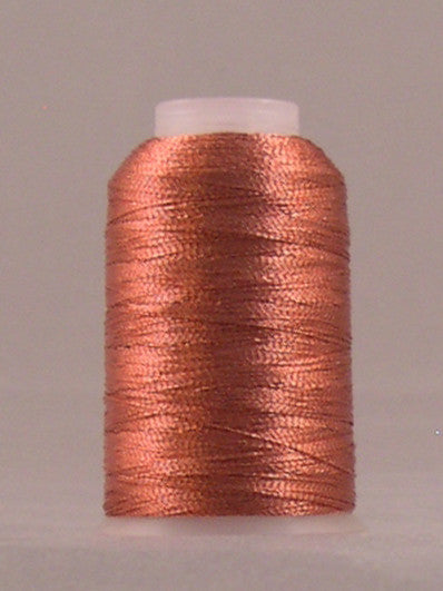 YLI Fine Metallic Thread 450m Terracotta*