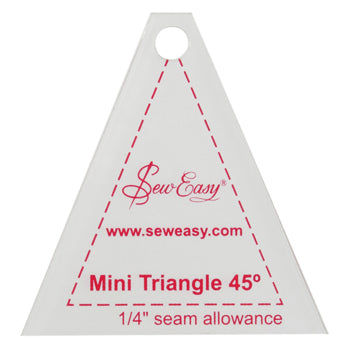 Sew Easy Mini 45 degree Triangle 2½"  Template