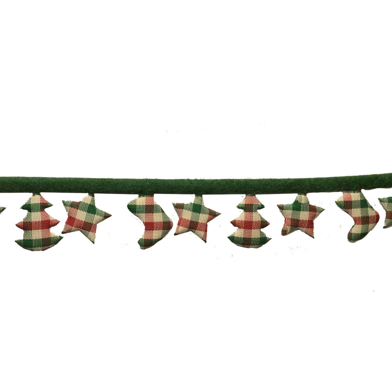 Christmas Decoration Bunting 25mm Spool of 5m Green