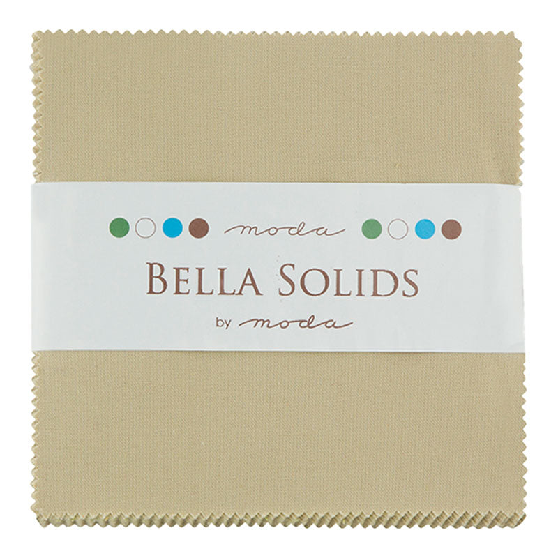 Moda Charm Squares Bella Solids Mixed Neutrals