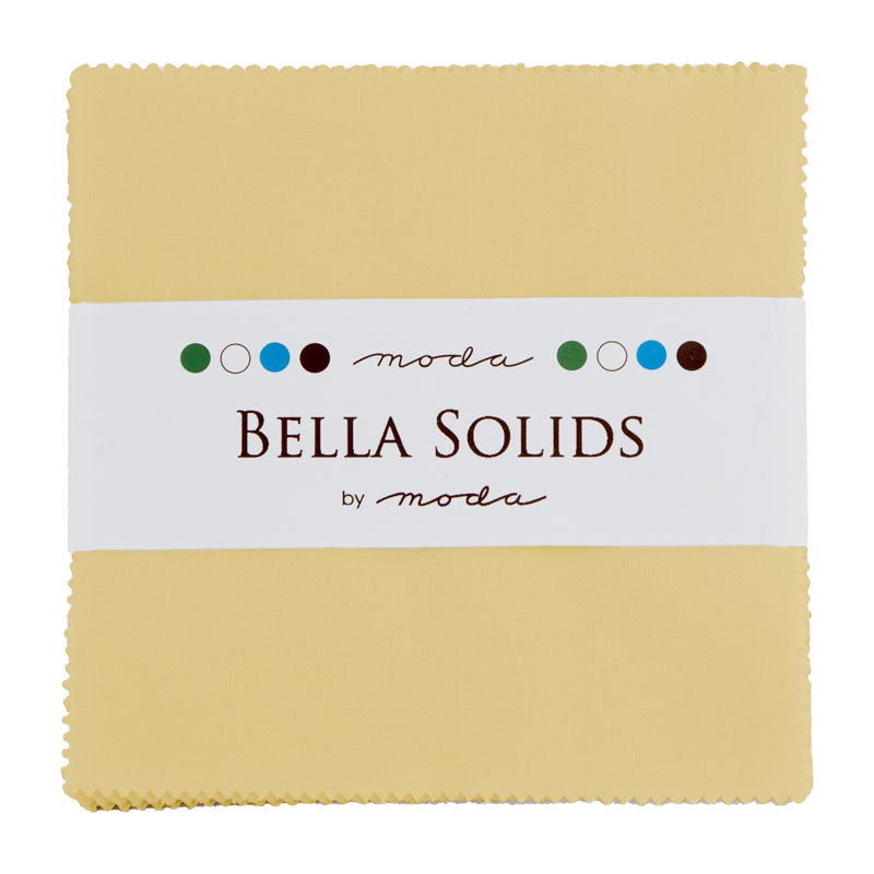 Moda Charm Squares Bella Solids Parchment 39