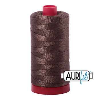 Aurifil Thread 12/2 325m Bark 1140