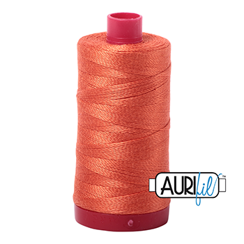 Aurifil Thread 12/2 325m Dusty Orange 1154