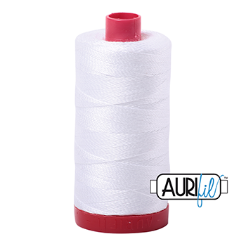 Aurifil Thread 12/2 325m White 2024