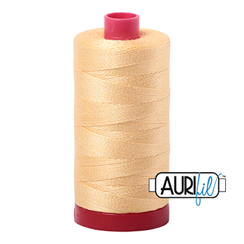 Aurifil Thread 12/2 325m Medium Butter 2130