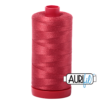 Aurifil Thread 12/2 325m Red Peony 2230