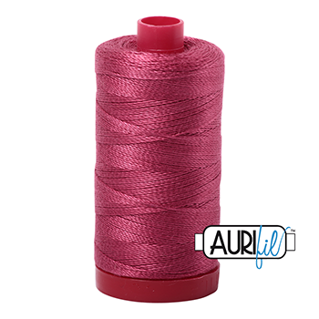Aurifil Thread 12/2 325m Medium Carmine Red 2455