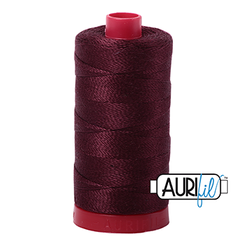 Aurifil Thread 12/2 325m Dark Wine 2468