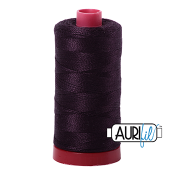 Aurifil Thread 12/2 325m Aubergine 2570