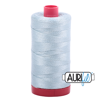 Aurifil Thread 12/2 325m Bright Grey Blue 2847