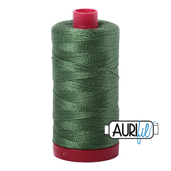 Aurifil Thread 12/2 325m Very Dark Grass Green 2890