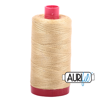 Aurifil Thread 12/2 325m Very Light Brass 2915