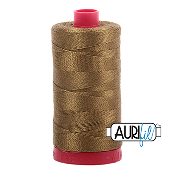 Aurifil Thread 12/2 325m Dark Olive 4173