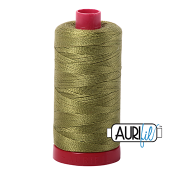 Aurifil Thread 12/2 325m Olive Green 5016