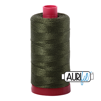 Aurifil Thread 12/2 325m Medium Green 5023