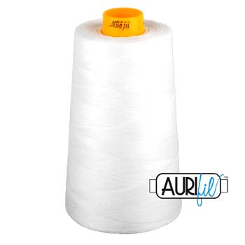 Aurifil Thread Forty/3 3000m White 2024