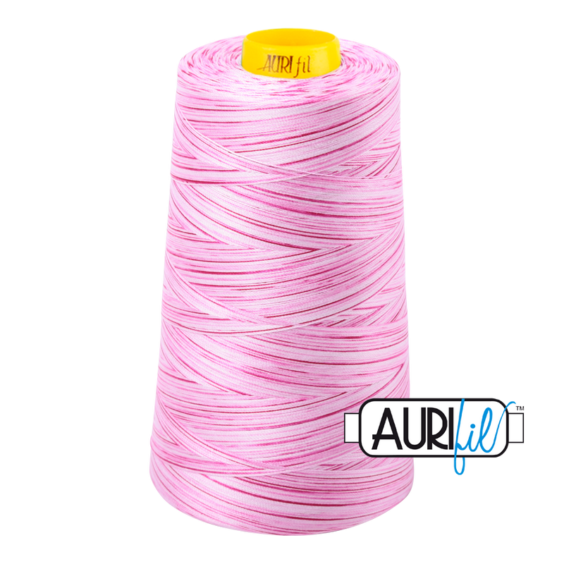 Aurifil Thread Forty3 3000m Variegated Pink Taffy 4660