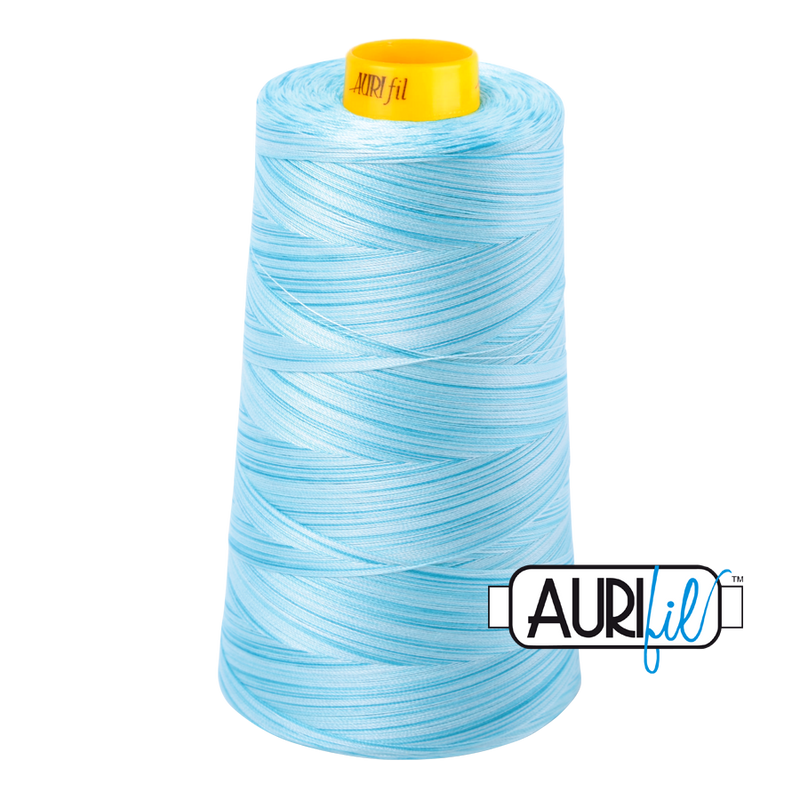 Aurifil Thread Forty3 3000m Variegated Baby Blue Eyes 4663