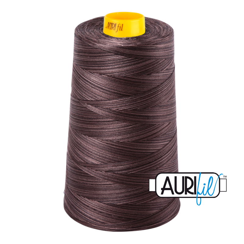 Aurifil Thread Forty3 3000m Variegated Mocha Mousse 4671