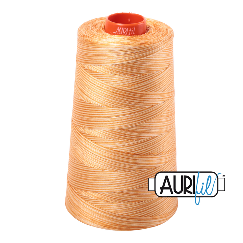 Aurifil Thread 50/2 5900m Variegated Creme Brule 4150