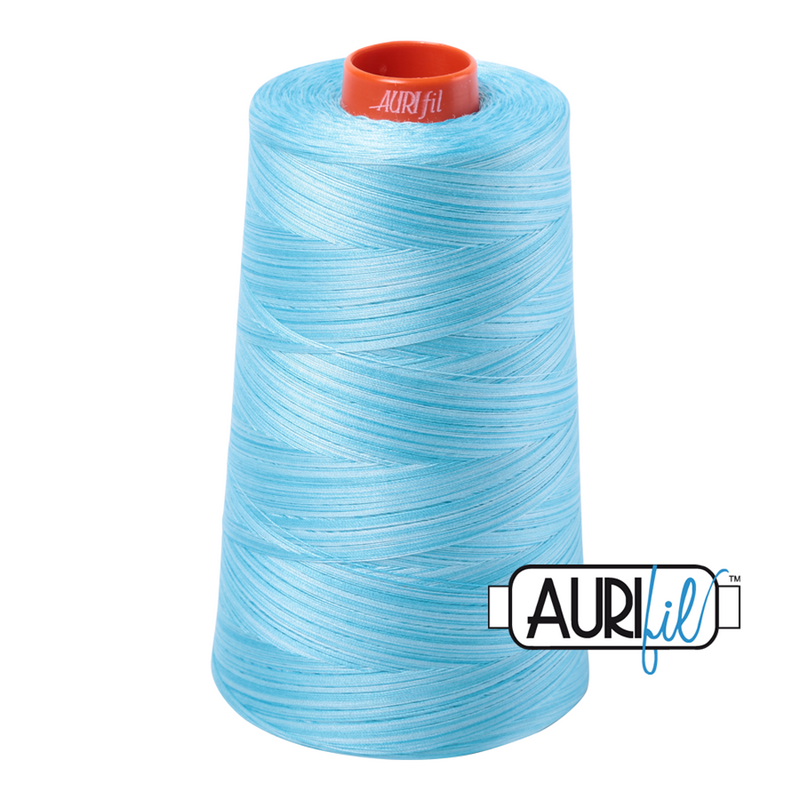 Aurifil Thread 50/2 5900m Variegated Baby Blue Eyes 4663
