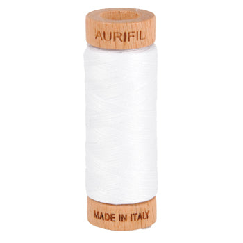 Aurifil Thread 80/2 274m White 2024