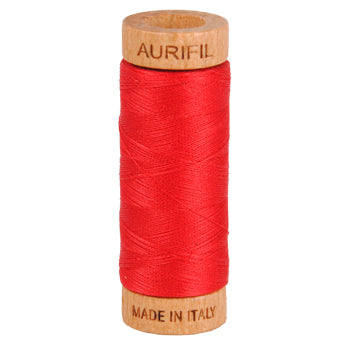 Aurifil Thread 80/2 274m Red 2250